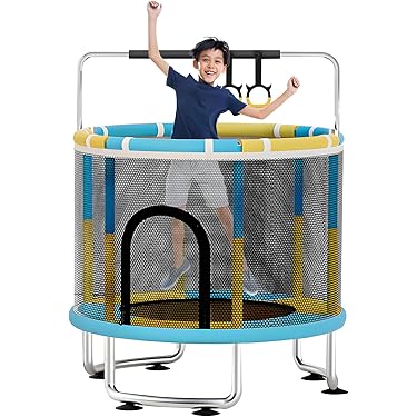 トランポリン　室内 Amazon | トランポリン 屋内 家庭用 子供と大人に適し 高さ調節
